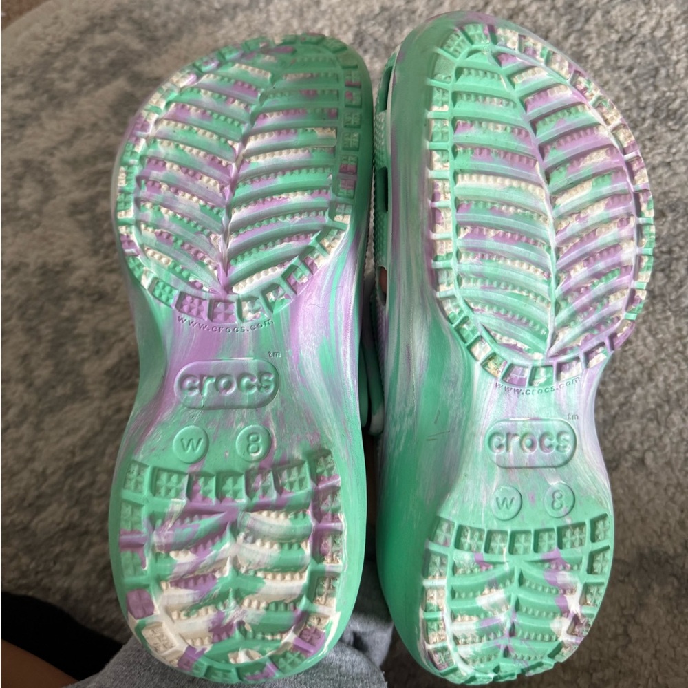 Crocs Classic Platform Marbled Clogs - image 3